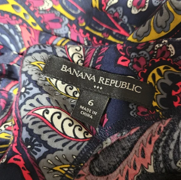 Banana Republic Boho Dress Size 6 - Picture 4 of 4